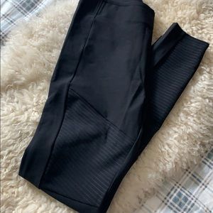 Athletes NWOT black motto leggings